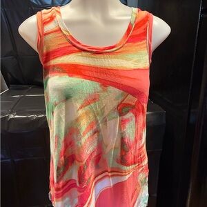 Simply Vera Vera Wang bright colorful Tank Top excellent pre-owned condition